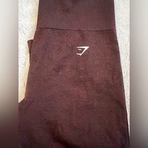 Gymshark Adapt Fleck Seamless Leggings - Chocolate Brown size large